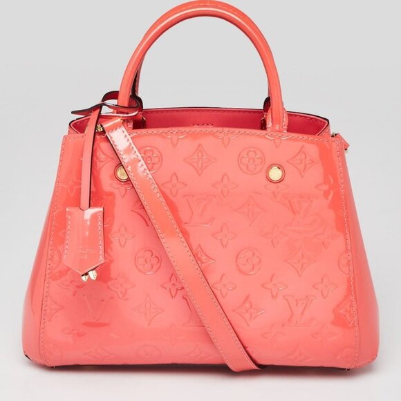 Louis Vuitton Poppy Monogram Vernis Montaigne BB Bag - Picture 2 of 12